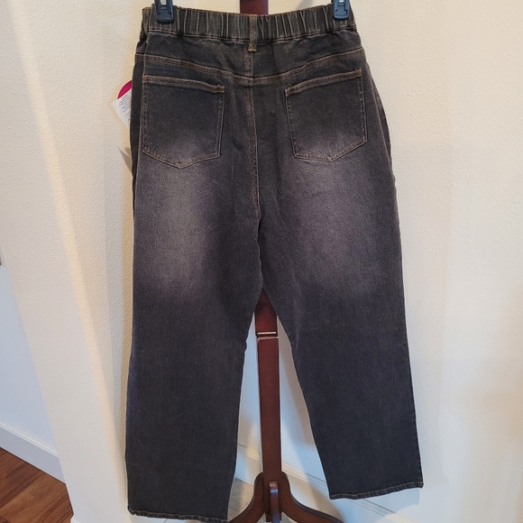 Quacker factory rhinestone studded jeans, size L - NEW - Picture 2 of 9